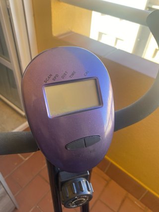 Bicicleta Estática Morada