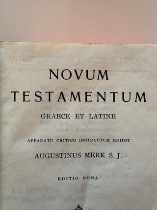 Nuevo testamento Griego y Latin