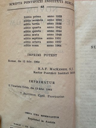 Nuevo testamento Griego y Latin