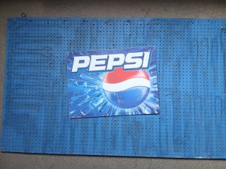 Cartel Metálico PepsiCola Troquelado. 30x40 cm.
