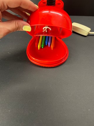 Lámpara zapato payaso con lapicero