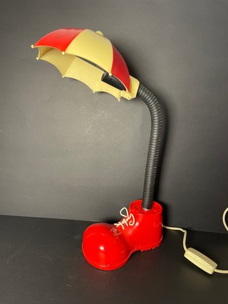 Lámpara zapato payaso con lapicero