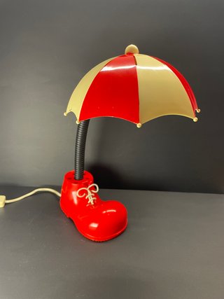 Lámpara zapato payaso con lapicero