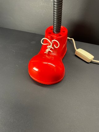 Lámpara zapato payaso con lapicero
