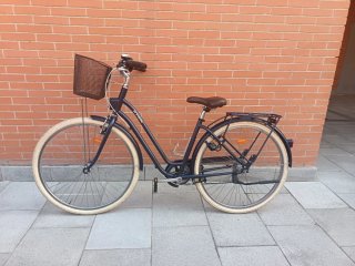 Bicicleta Paseo Decathlon Elops 520 Azul