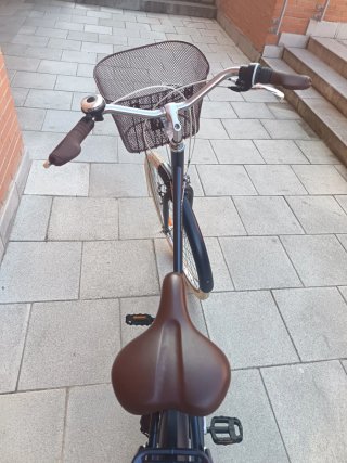 Bicicleta Paseo Decathlon Elops 520 Azul