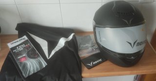 Casco Moto NOVIC Negro Talla L