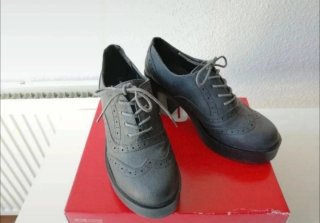 Zapatos de tacón Oxford mujer