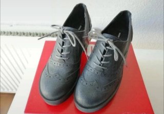 Zapatos de tacón Oxford mujer