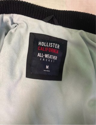 Chaqueta Hollister Negra Invierno