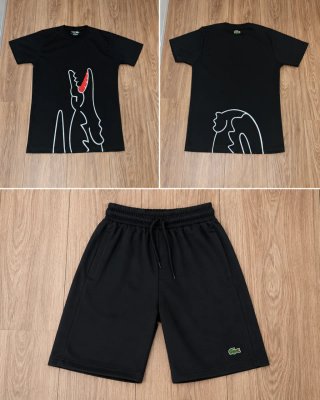 Conjunto Lacoste Negro Talla M