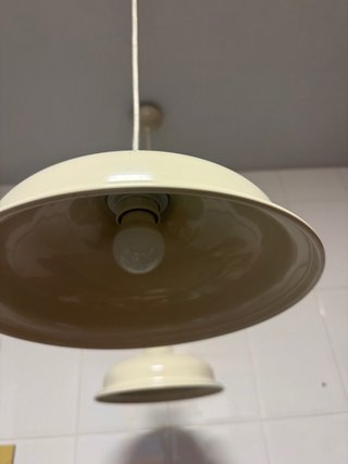 2 lámparas colgantes estilo industrial