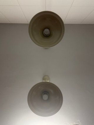 2 lámparas colgantes estilo industrial