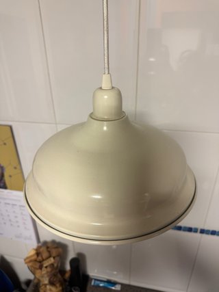 2 lámparas colgantes estilo industrial