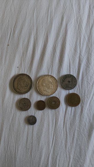 Lote de monedas antiguas - Escucho ofertas