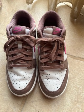 Nike Dunk Low Marrones y Rosas Talla 37.5