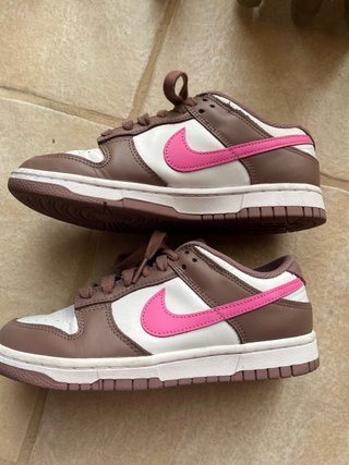Nike Dunk Low Marrones y Rosas Talla 37.5