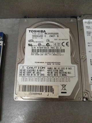 3 Discos Duros Seagate, Toshiba, Fujitsu
