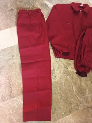 Conjunto Ropa Trabajo Rojo