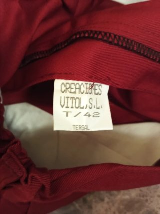 Conjunto Ropa Trabajo Rojo