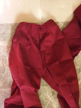 Conjunto Ropa Trabajo Rojo