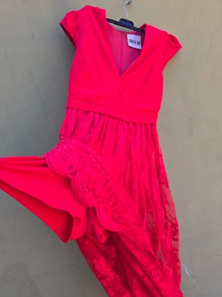 Abito lungo tuta Aniye By rosso taglia M ricambi