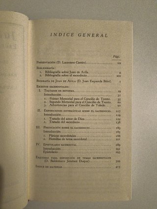 Juan de Ávila escrito sacerdotales