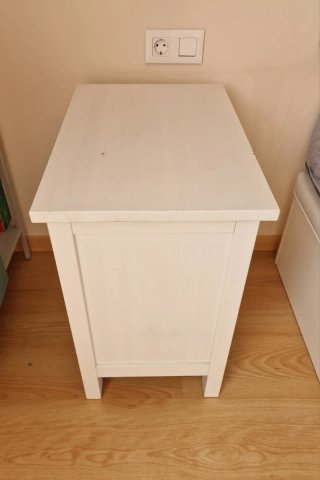 Mesillas de Noche IKEA HEMNES Blancas