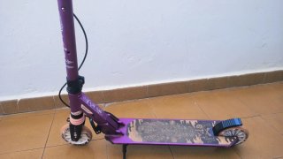 Patinete Oxelo MID5 ajustable morado