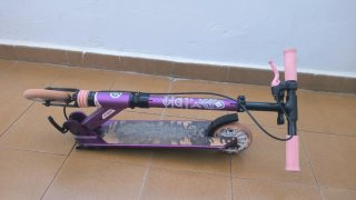 Patinete Oxelo MID5 ajustable morado