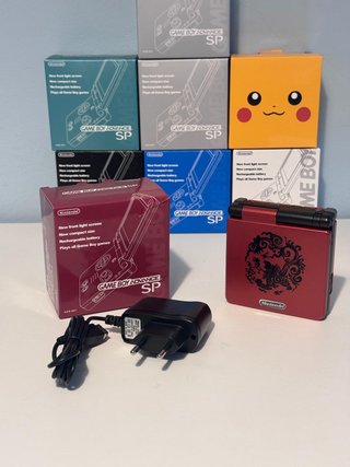 Nintendo Game Boy Advance SP Nero/Rosso