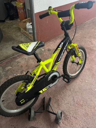 Bicicleta Monty 12 Negra y Amarilla