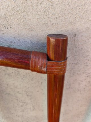 Pareja cabeceros vintage bambú