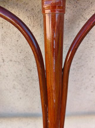 Pareja cabeceros vintage bambú