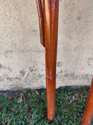 Pareja cabeceros vintage bambú