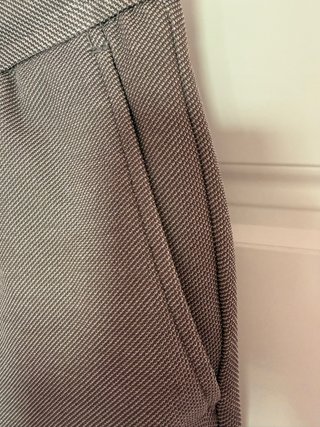 Zara Bermudas/Shorts Elegantes Casuales Grises