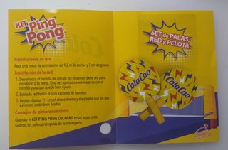 Kit Ping Pong Colacao