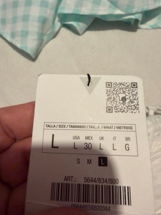 Vestido Zara blanco bordado