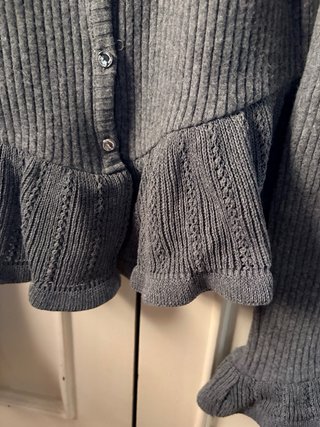 Cardigan Zara volantes talla única
