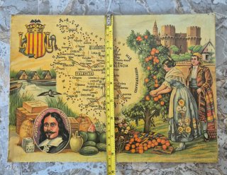 Azulejo Mapa Geografía Valencia