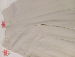 Pantalón Palazzo Beige Ancho Cómodo