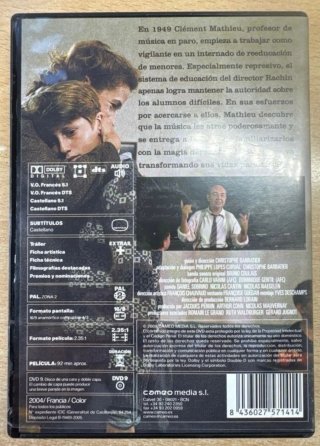 DVD Los Chicos del Coro (Español)
