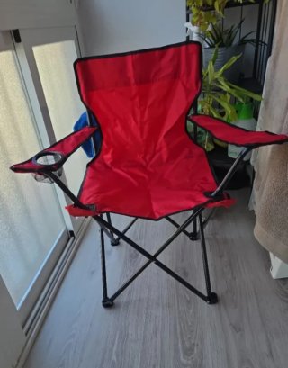 Silla Camping para la bienvenida del papá león