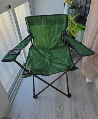 Silla Camping para la bienvenida del papá león