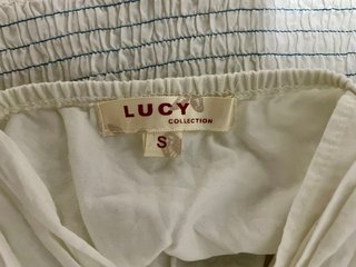 Vestido blanco bordado verano