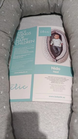 Nido para bebé gris