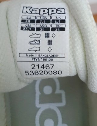 Kappa zapatillas running/casual Unisex, 40 amplio