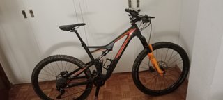 Specialized Stumpjumper FSR Doble Negra y Naranja