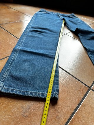 Wrangler Jeans Vintage Denim Blu Straight Fit