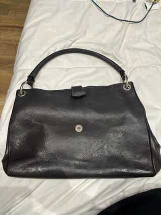 Bolso de cuero marrón El Potro